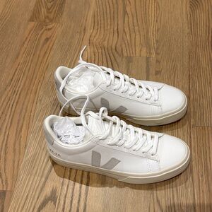 Veja White and Gray Sneakers *NEVER WORN* size 8 (size 39)
